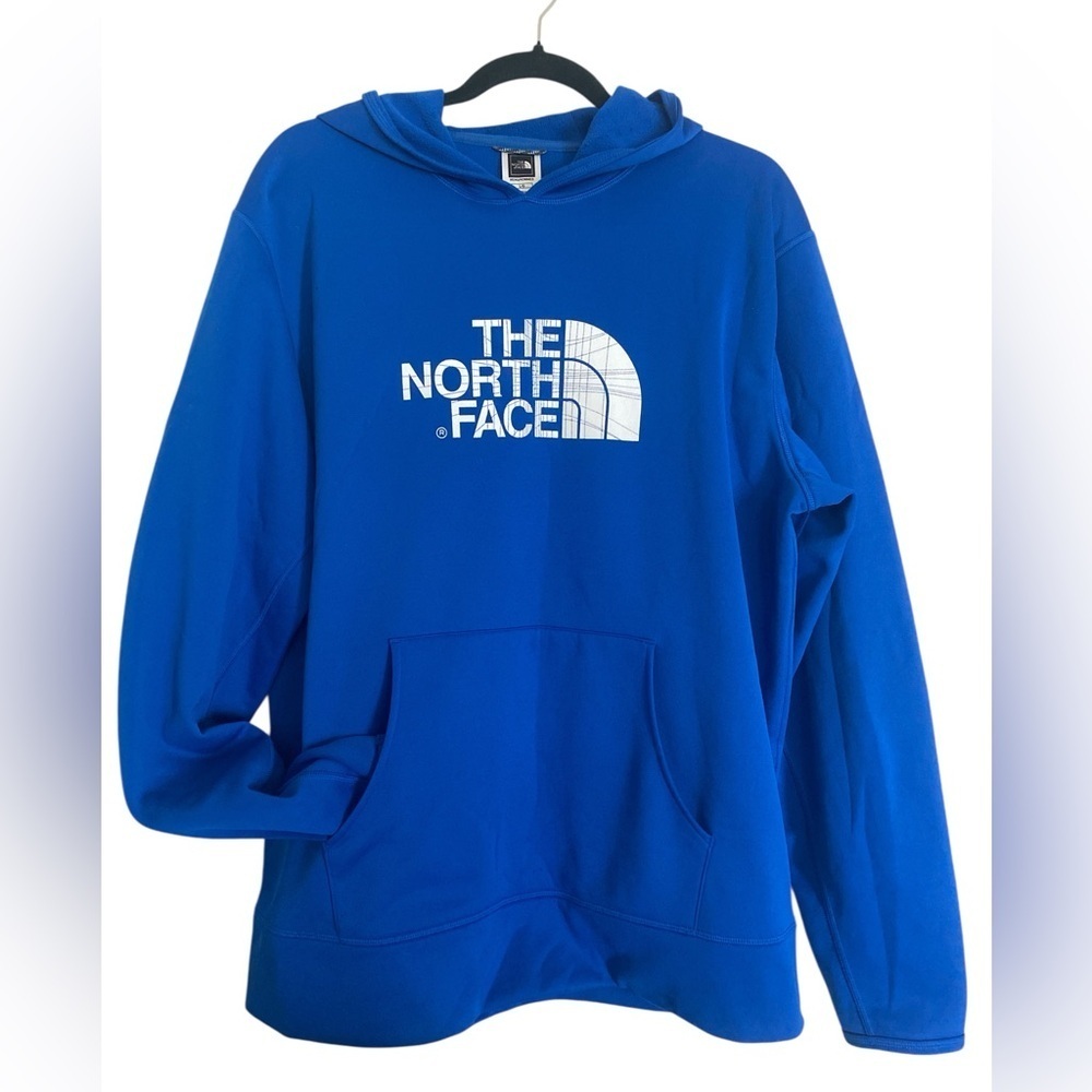 The North Face Half Dome Performance Hoodie Fleece Lined Blue Men’s Size Large